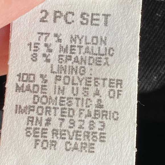 Alex Evenings Metallic Open Front Jacket with Matching Tank - Picture 14 of 14